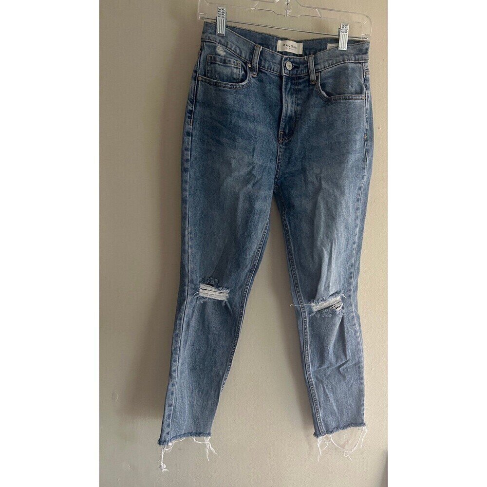 Pacsun Vintage Icon Jeans Distressed Denim Raw Hem